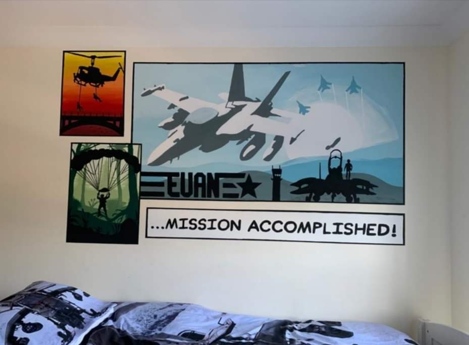 Creative wallart — Middleton Tyas — MJ Painting and Decorating